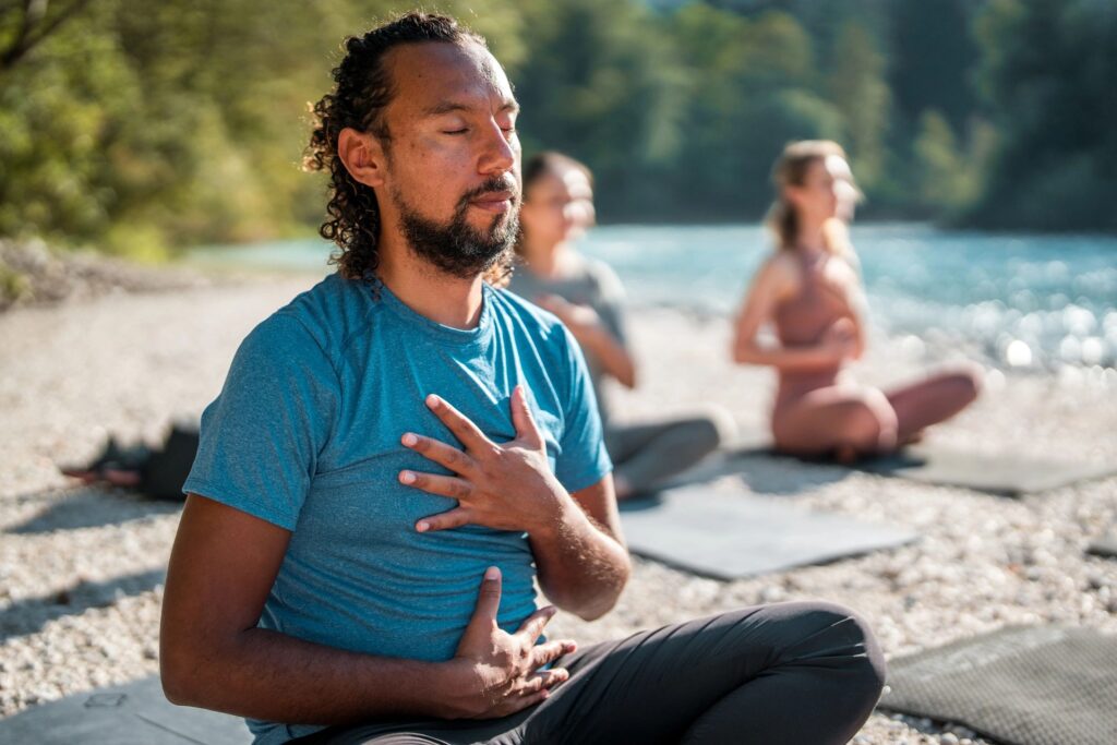 peaceful coaching session