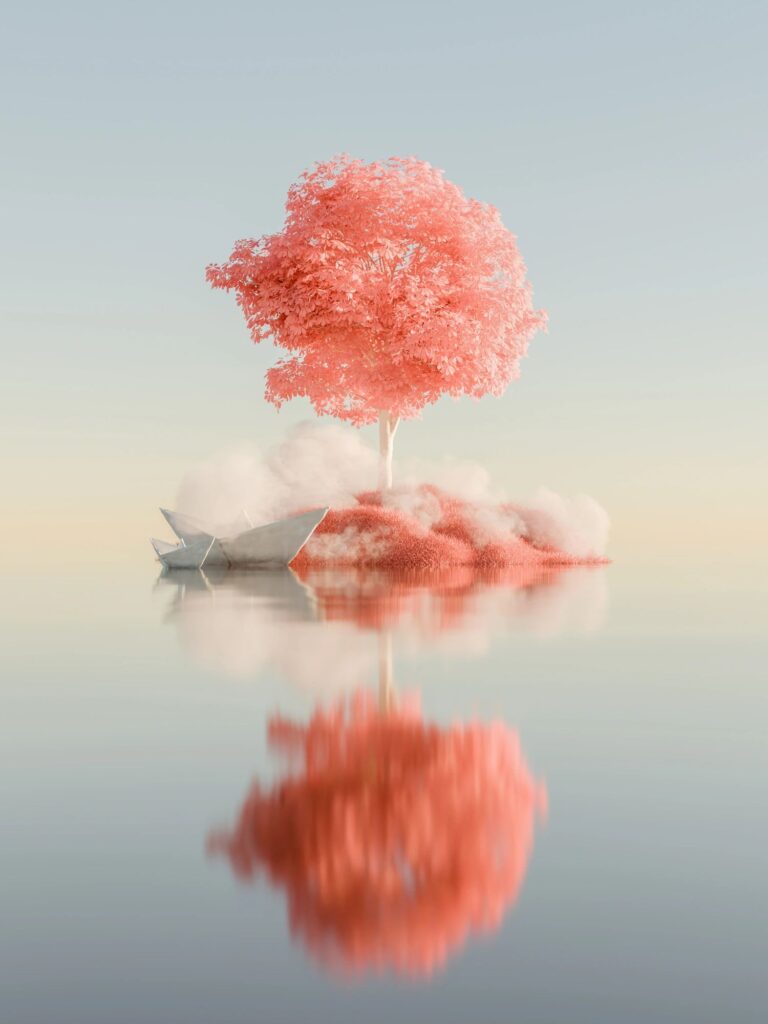 calm nature abstract